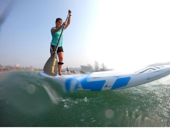 Noémie Horvath paddling